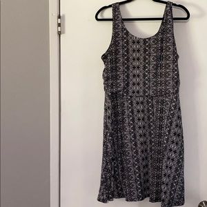 Black and white dress